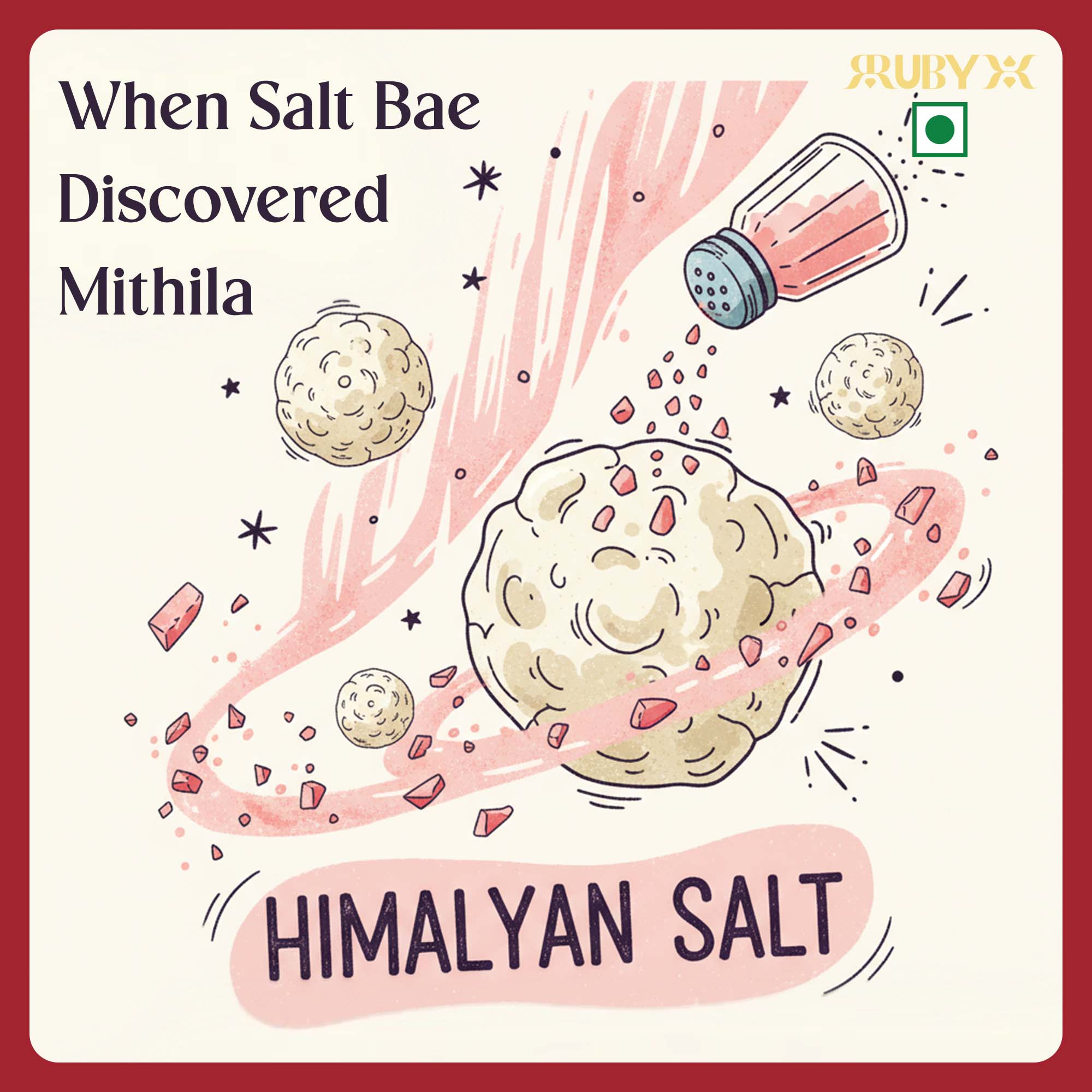 RUBYX Roasted Makhana Himalayan Salt 55g (Alt view 2)